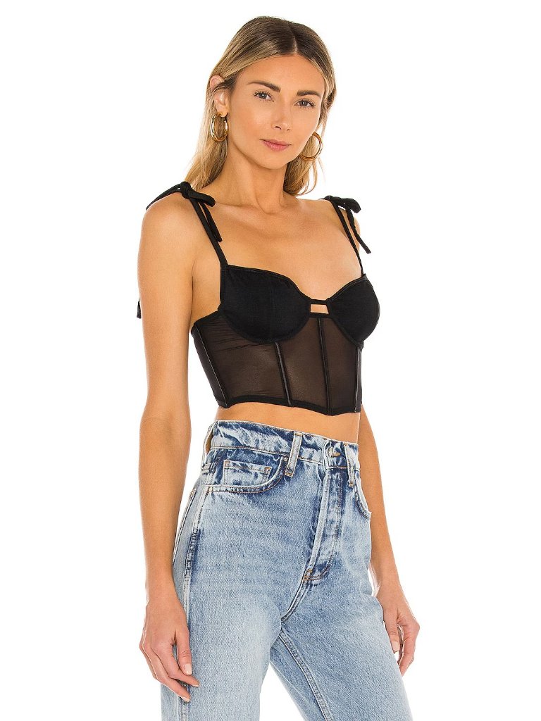 Kat The Label Femme Bustier In Black — image 3 of 5